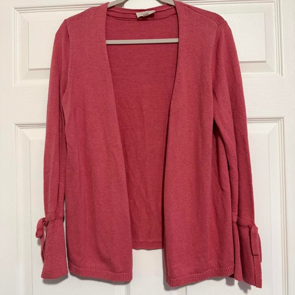 Loft outlet pink cardigan with